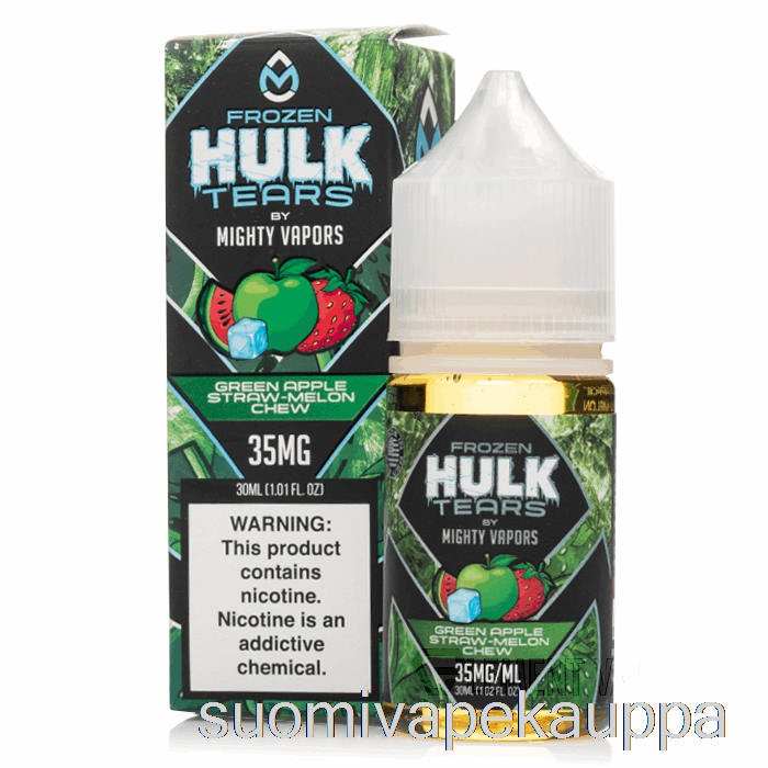 Vape Box Pakaste Vihreä Omena Olki Meloni Pureskelu - Hulk Kyyneleet Suolat - 30ml 35mg